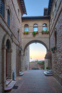 İtalya, Assisi 'deki Santa Croce Manastırı..