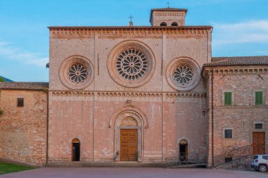 Assisi, İtalya 'daki Aziz Peter Manastırı.