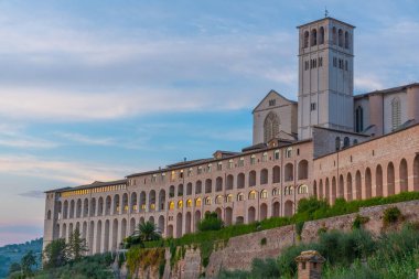İtalya 'daki Assisi Aziz Francis Manastırı..