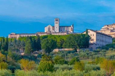 İtalya 'daki Assisi Aziz Francis Manastırı..