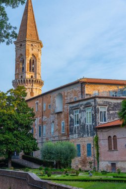 Perugia, İtalya 'da San Pietro Manastırı.