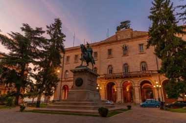 İtalya 'da Perugia ilinin manzarası.