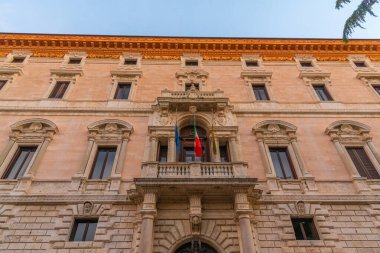 İtalyan şehri Perugia 'daki Palazzo Cesaroni..