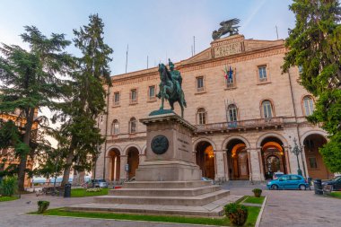 İtalya 'da Perugia ilinin manzarası.