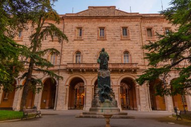 İtalya 'da Perugia ilinin manzarası.