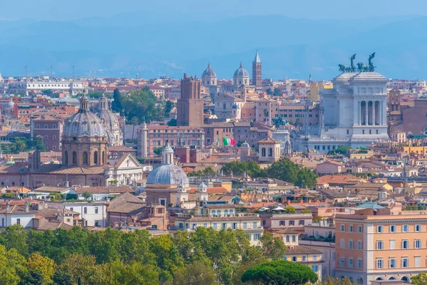 İtalyan başkenti Roma 'nın Panorama manzarası.