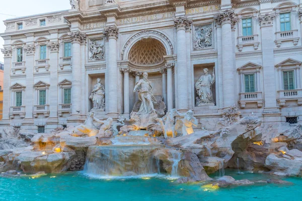 Fontana Trevi Ibukota Italia Roma — Stok Foto