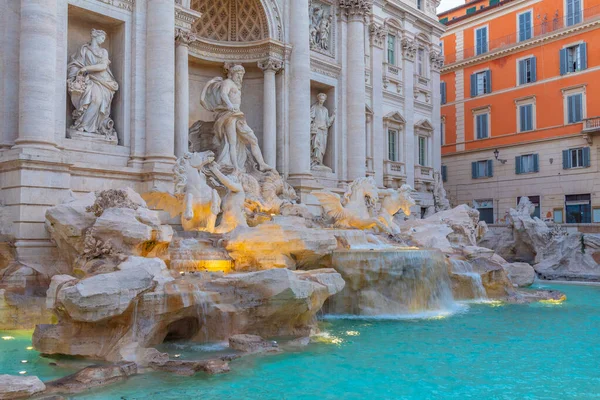 Fontana Trevi Stolicy Włoch Rzymie — Zdjęcie stockowe