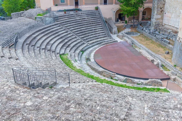 Teatro Romano Cidade Italiana Spoleto — Fotografia de Stock