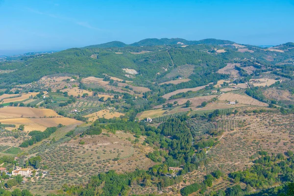 Природный Ландшафт Ассизи Италия — стоковое фото