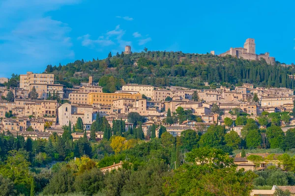 Cityscape Old City Assisi Italy — стокове фото
