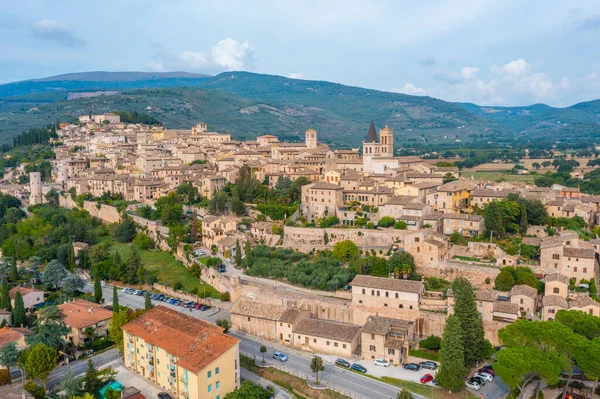 İtalyan kasabasının hava manzarası Büyülü.
