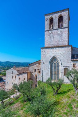 İtalyan kenti Gubbio 'daki Santi Mariano ve Giacomo Katedrali.