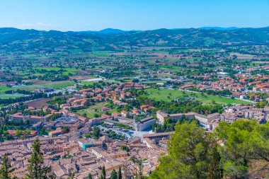 Funivia Colle Eletto Gubbio, İtalya 'da.