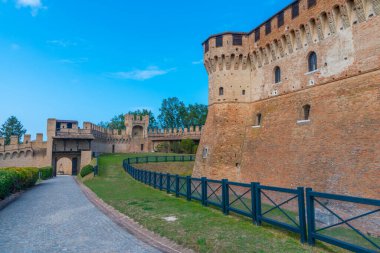 İtalya 'da Castello di Gradara.