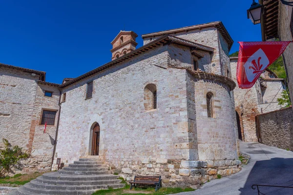 Kyrkan Saint Martial Gubbio Italien — Stockfoto
