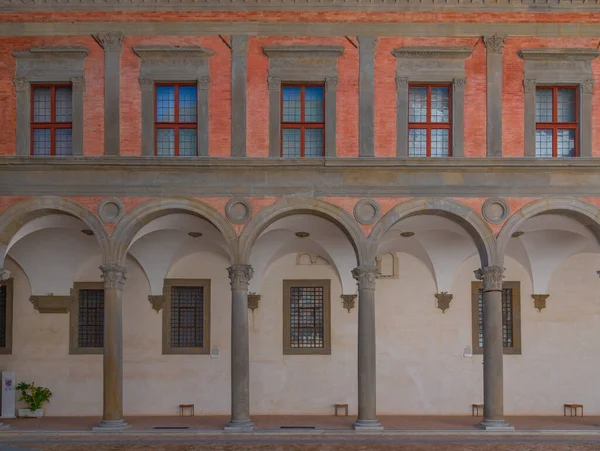 Binnenplaats Van Palazzo Ducale Gubbio Italië — Stockfoto