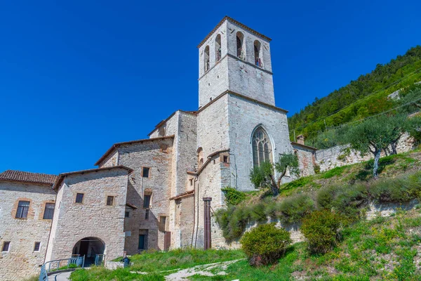 İtalyan kenti Gubbio 'daki Santi Mariano ve Giacomo Katedrali.