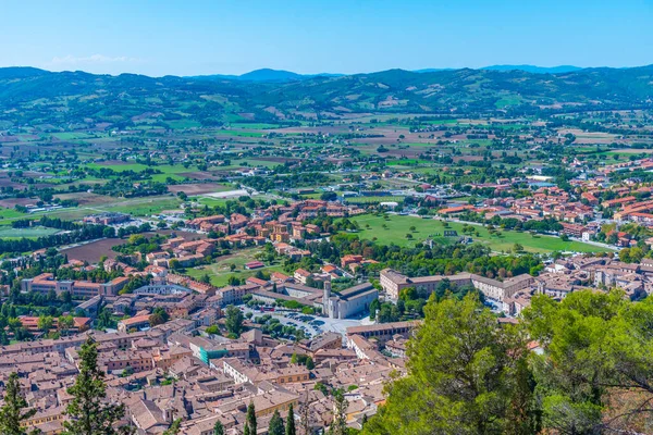 Funivia Colle Eletto Gubbio, İtalya 'da.