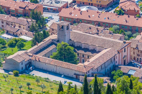 İtalya, Gubbio 'daki Aziz Augustine Kilisesi.