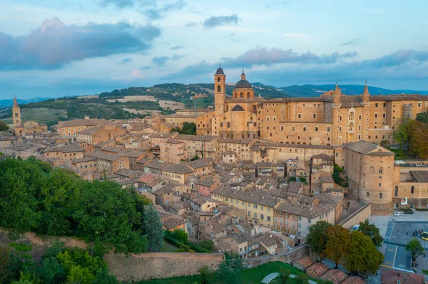 Sunset View Cityscape Urbino Italy — Stock Photo, Image