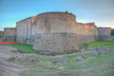 Pesaro, İtalya 'daki Sforza Kalesi.