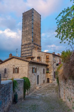 Torre degli Ercolani, Ascoli Piceno, İtalya.
