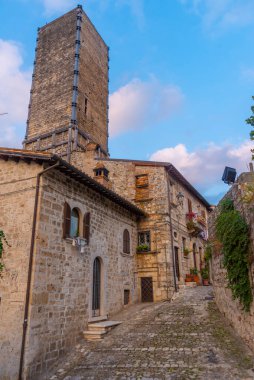 Torre degli Ercolani, Ascoli Piceno, İtalya.
