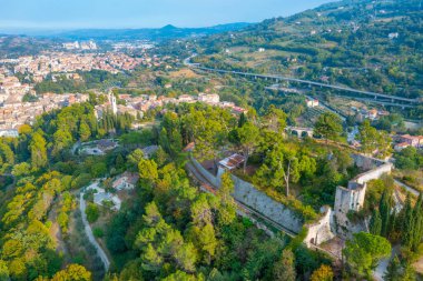 İtalyan şehri Ascoli Piceno 'da Fortezza Pia.