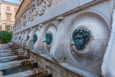 La fontana del Calamo İtalyan kenti Ancona, İtalya.