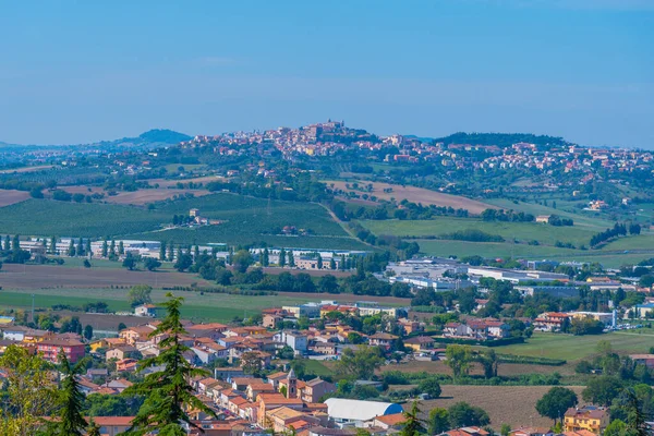 Luchtfoto Van Het Natuurpark Conero Italië — Stockfoto