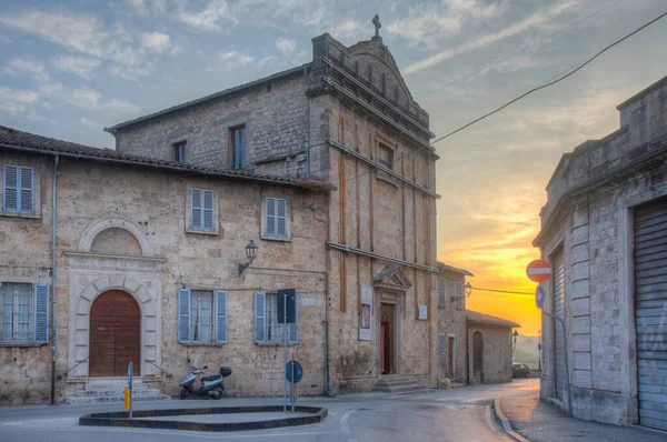 Church Sant Onofrio Italian Town Ascoli Piceno — стоковое фото