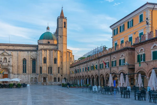 Kyrkan Saint Francis Italienska Staden Ascoli Piceno — Stockfoto