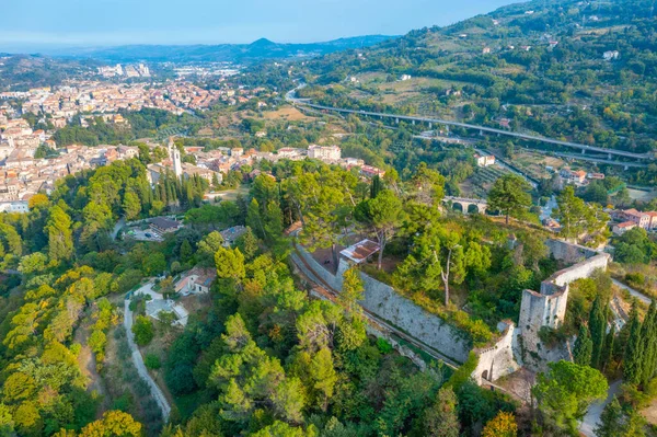 İtalyan şehri Ascoli Piceno 'da Fortezza Pia.
