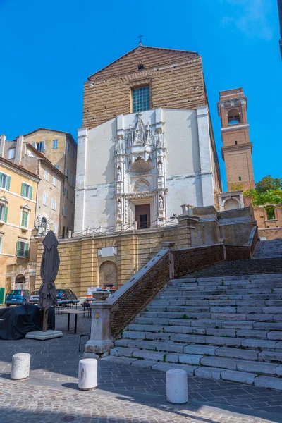 Iglesia San Francesco Delle Scale Ciudad Italiana Ancona — Foto de Stock