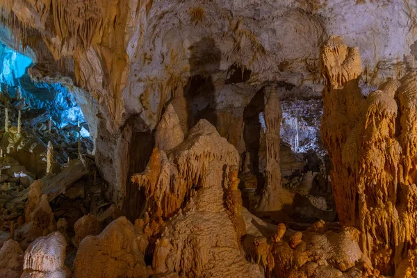 Gruta Frasasassi Cuevas Italia — Foto de Stock