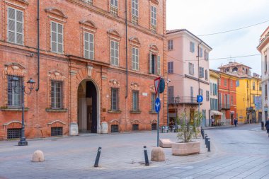 Palazzo Anguissola di Grazzano Piacenza, İtalya.