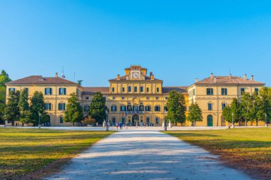İtalya, Parma 'daki Palazzo Ducale Manzarası.