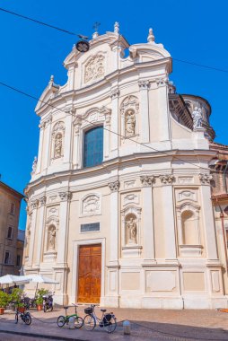 Mantua, İtalya 'da San Maurizio Kilisesi.