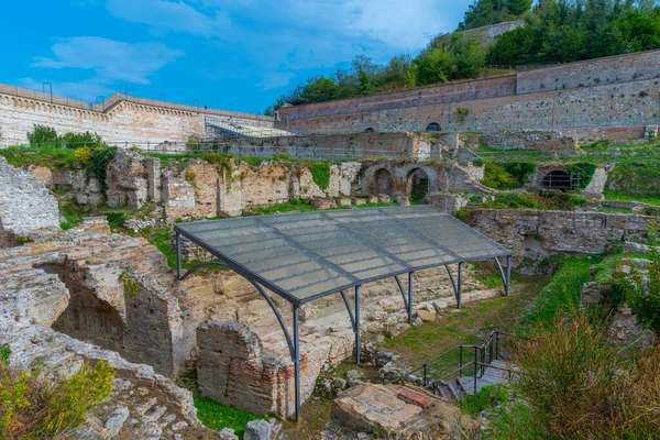 Utsikt Över Romersk Amfiteater Den Italienska Staden Ancona — Stockfoto