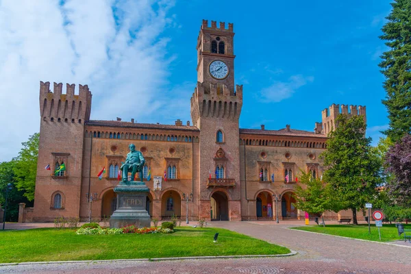 İtalya Busseto 'daki Rocca Pallavicino Sarayı.