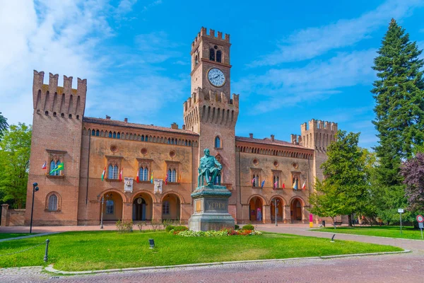 İtalya Busseto 'daki Rocca Pallavicino Sarayı.