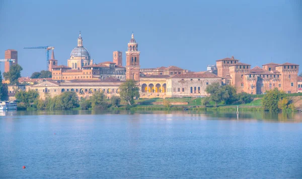 Paesaggio Urbano Della Città Italiana Mantova — Foto Stock