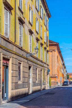 İtalyan kenti Modena 'daki tarihi bina.
