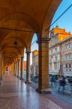 Palazzo Ducale İtalyan kenti Modena 'daki bir atari salonundan izlendi..