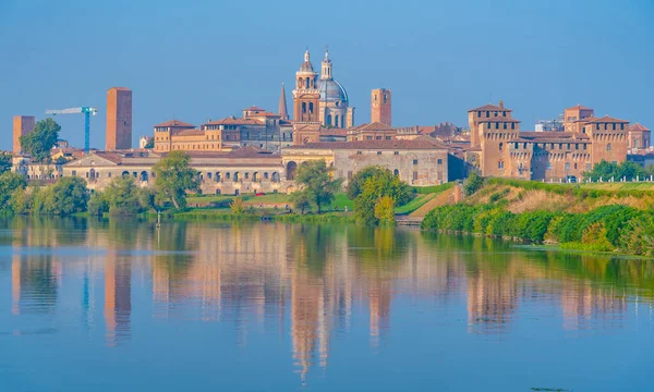 Paesaggio Urbano Della Città Italiana Mantova — Foto Stock