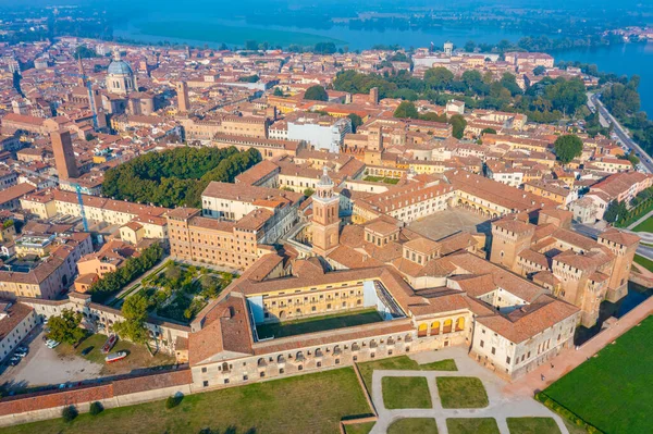 Aerial View Italian Town Mantua — Stock Photo, Image
