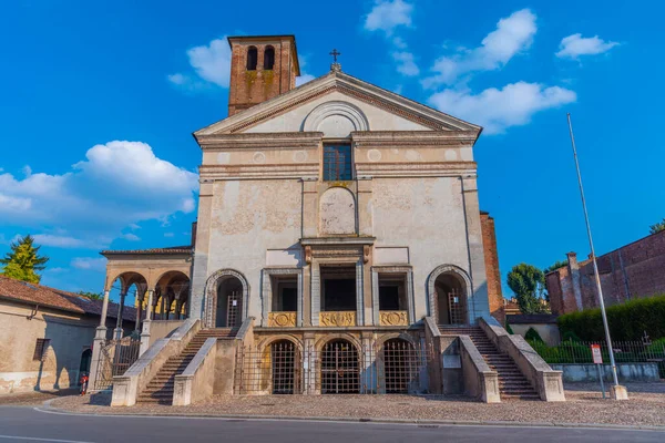 Церковь Святого Себастьяна Итальянском Городе Мантуя — стоковое фото