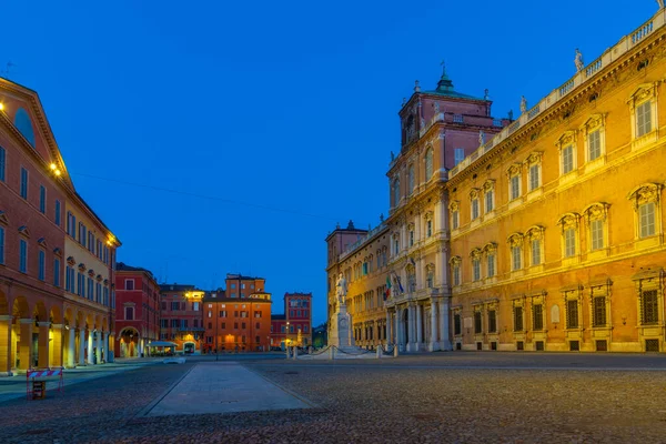 Vista Nascer Sol Palazzo Ducale Cidade Italiana Modena — Fotografia de Stock