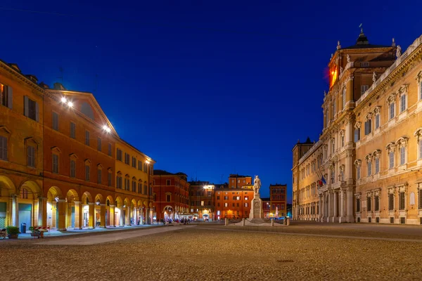 Vista Pôr Sol Palazzo Ducale Cidade Italiana Modena — Fotografia de Stock